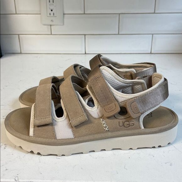 UGG Goldencoast Multis-trap Sandal \'Sand\' Tan Sandals Mens 10 1153095 main image 5